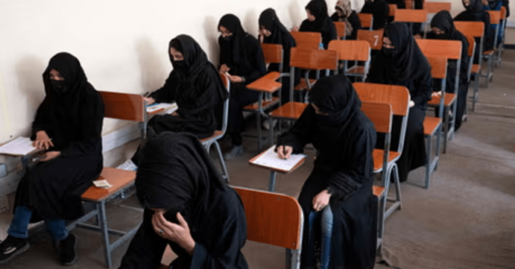 Dozens of Afghan women blocked from departing for studies in UAE