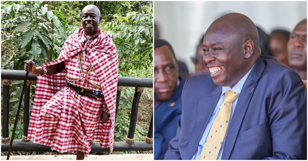 DP Gachagua sends internet into a frenzy in Maasai outfit