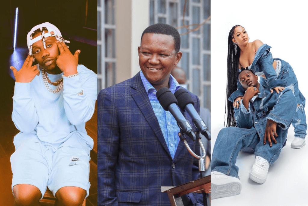 CS Mutua shares birthday with Tanzanian superstar Rayvanny