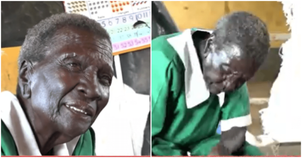 Granny, 83, gives up parcel of land and goes back to kindergarten