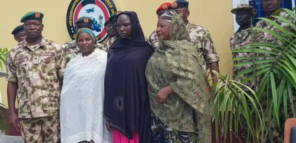 Rescued Chibok lady demands to be reunited with her Boko Haram husband