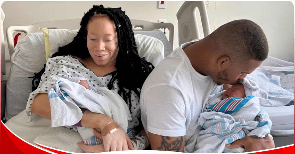 Couple born on same day have twins on their birthday