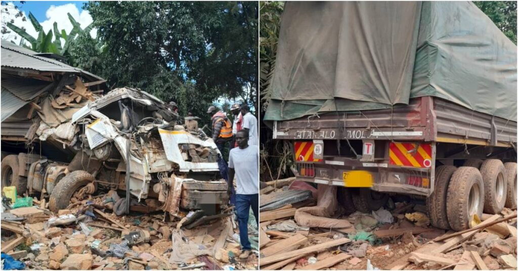 10-year-old girl among those killed as lorry rams into residential houses in Kericho