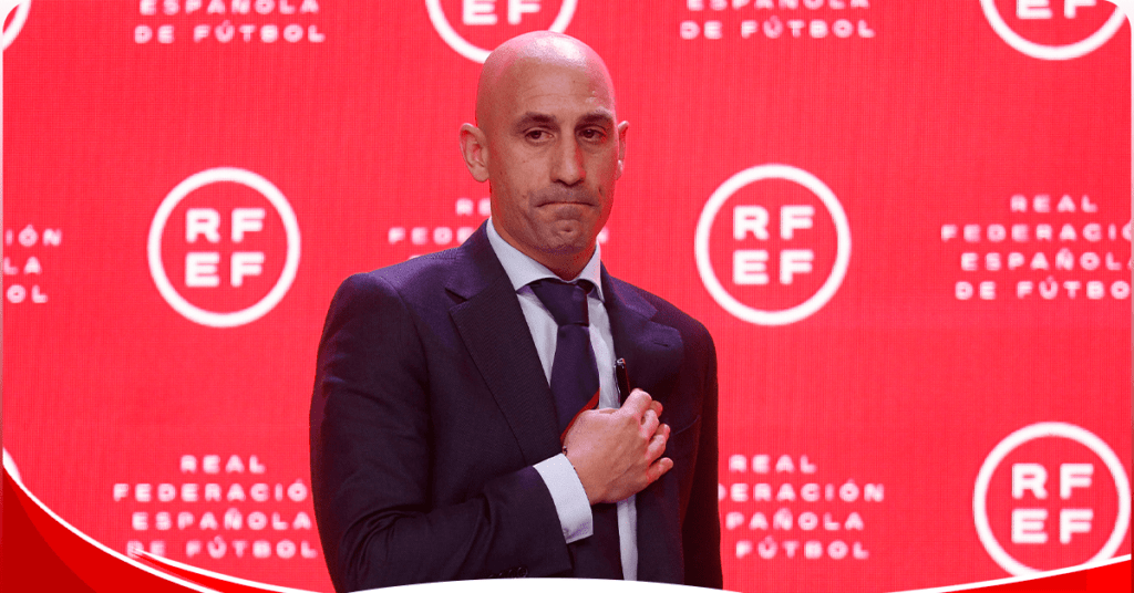 Spanish FA president Luis Rubiales steps down over kissing scandal