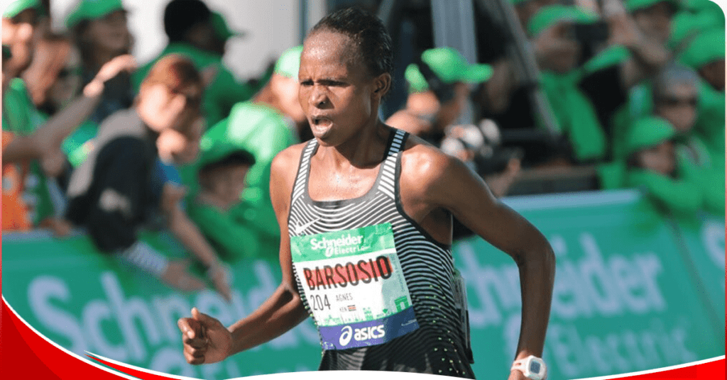 Kenyan marathoner, Agnes Barsosio slapped with a 5-year ban