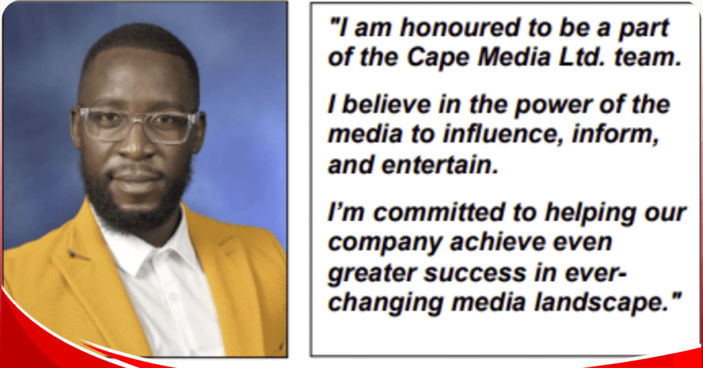 Cape Media Ltd. appoints Jared Ouma as commercial director