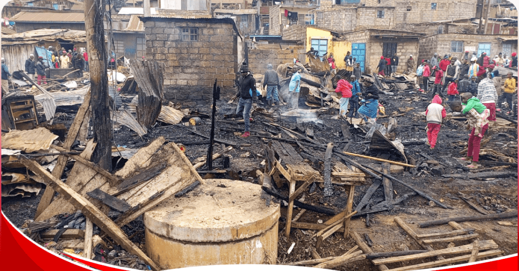 More than 50 families left homeless in Limuru night inferno