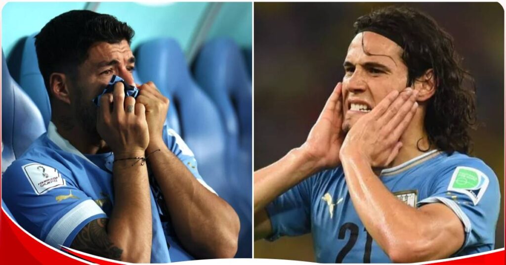 Edinson Cavani and Luis Suarez axed from Uruguay squad