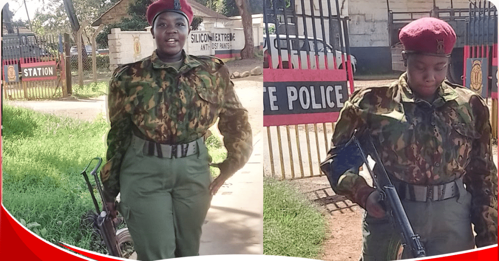 Jecinta: Busia fake cop appears in court in full police regalia