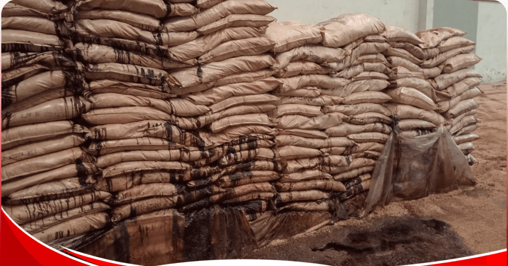 Police seize 112 metric tonnes of contaminated sugar worth Ksh214 million in Mombasa