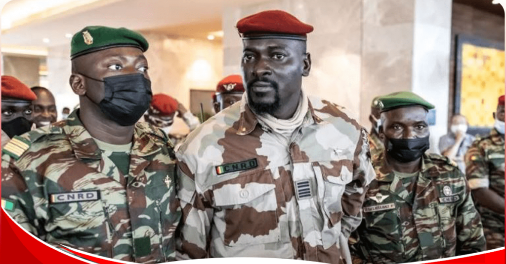 Guinea military junta dissolves government