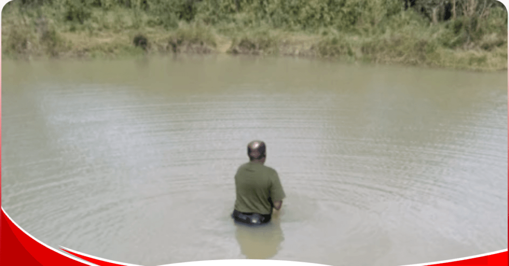 Brave Police Commander retrieves body of teen student from dam