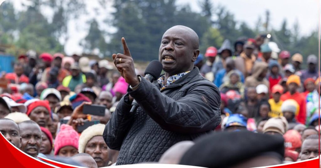 Gachagua angry at Kiambu residents during Ruto’s rally