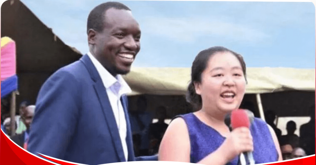 Kisii County governor Simba Arati with his wife. Photo: Courtesy