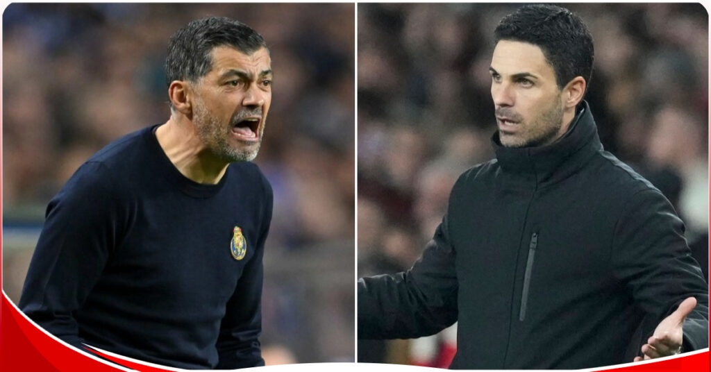 Porto manager Sergio Conceicao accuses Mikel Arteta of insulting his family