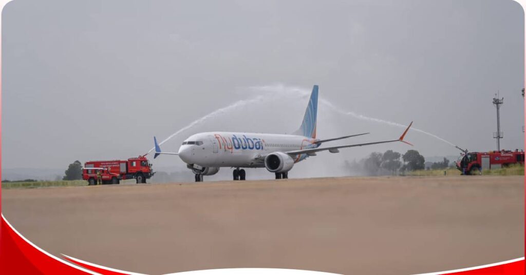 FlyDubai’s direct flight touches down at Moi International Airport