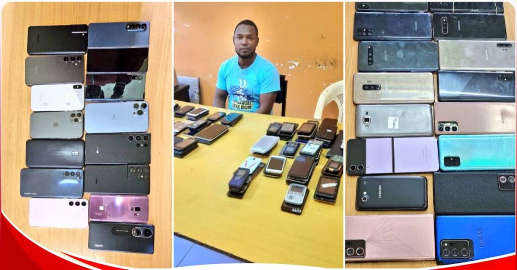 Nairobi region detectives seize stolen laptops, phones