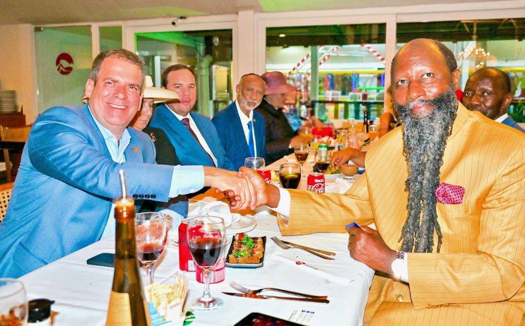 Rosenverg Reis, State Deputy in the Legislative Assembly of Rio de Janeiro hosts Prophet Owuor to a Special Dinner. Photo: The Star