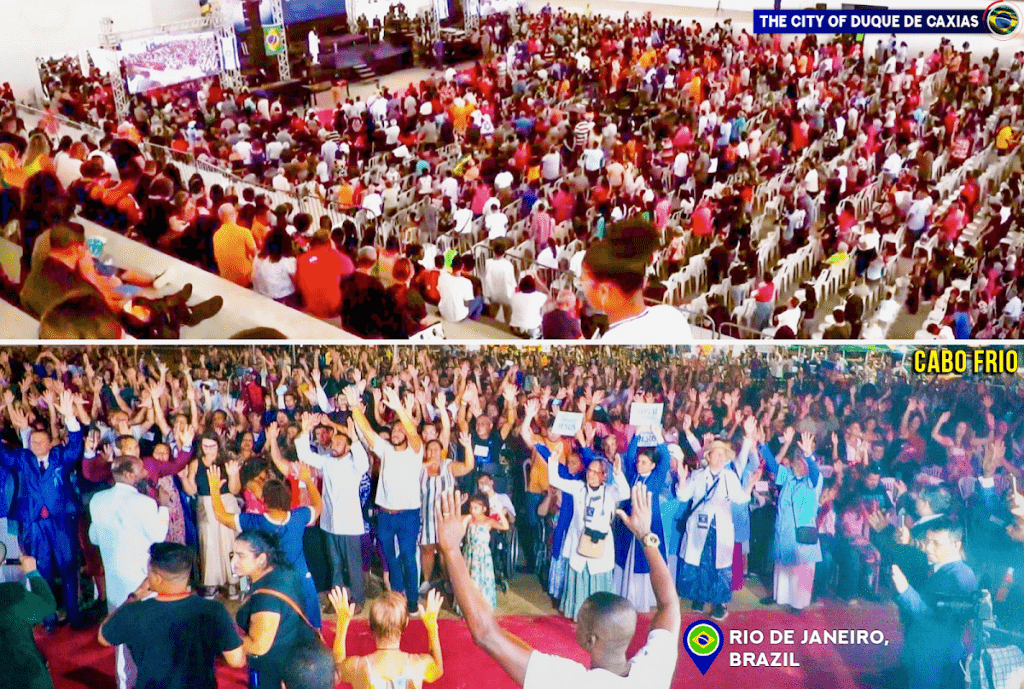 Prophet Owuor's revival mission ignited the City of Duque De Caxias and Cabo Frio with intense spiritual awakening.