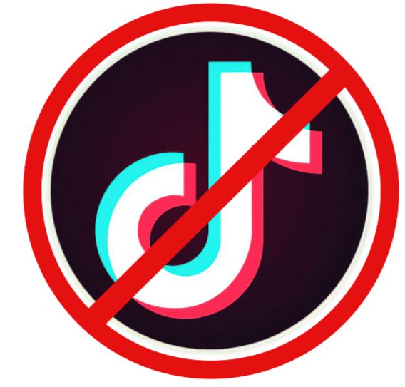 TikTok Ban Sticker. Photo: Pixabay