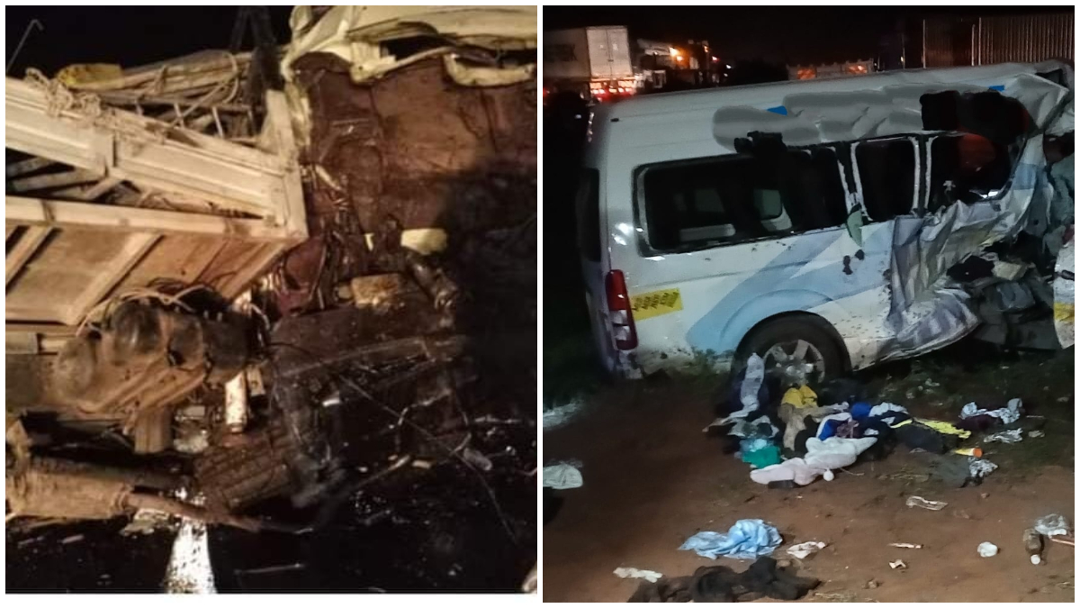 10 people dead after 5 vehicles collide at Salama area, Nairobi-Mombasa Highway
