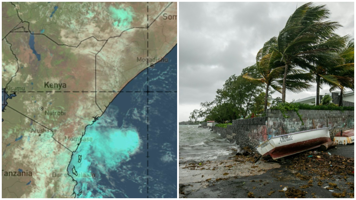 Kenya Met now says Cyclone Ialy along the coast has weakened
