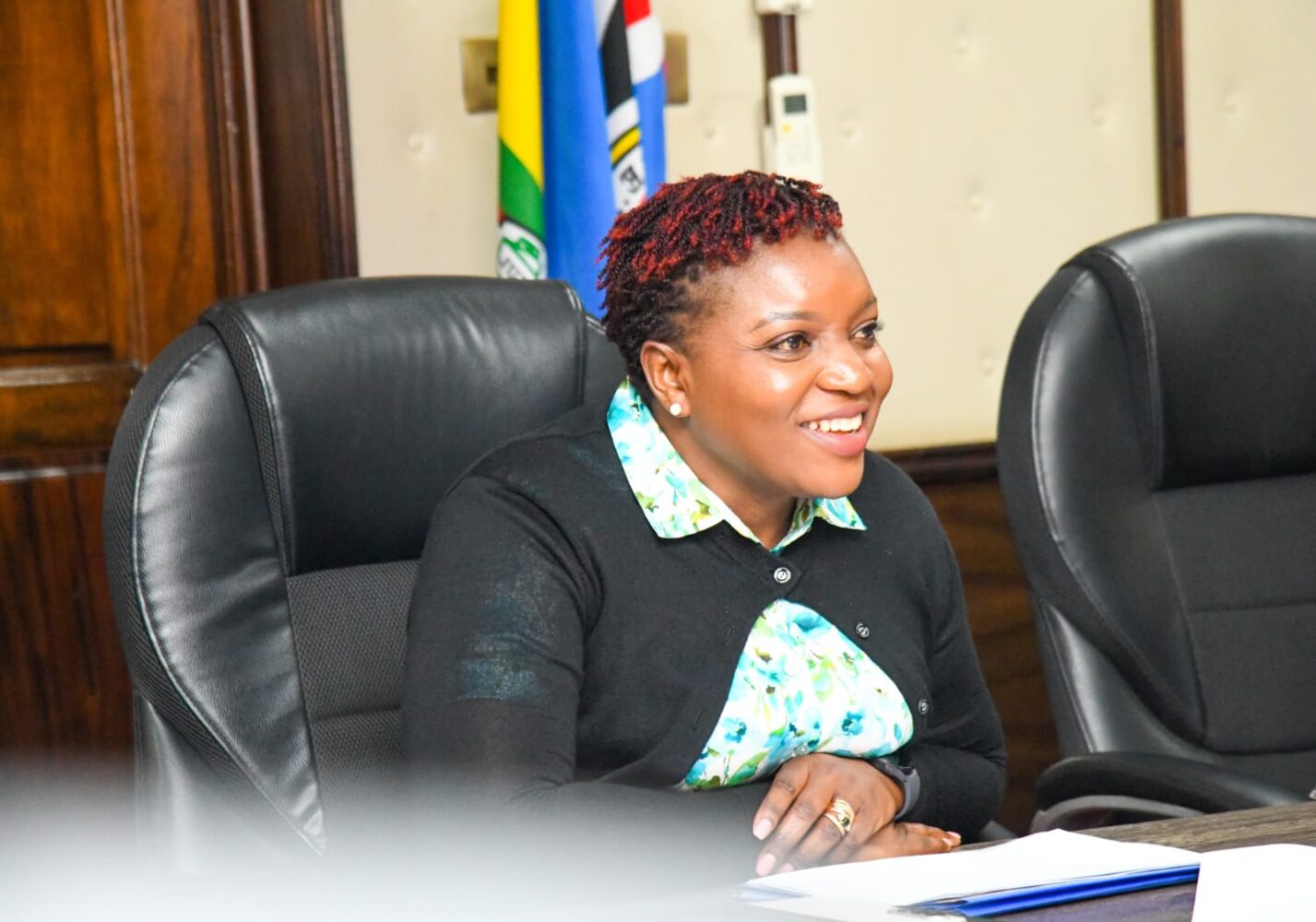 Health CS Susan Nakhumicha hosted the leadership of KMPDU in her office for the talks aimed at brokering consensus on the return to work formula and improving healthcare operations as directed by the Industrial and Labour Relations Court. Photo: Susan Nakhumicha/X