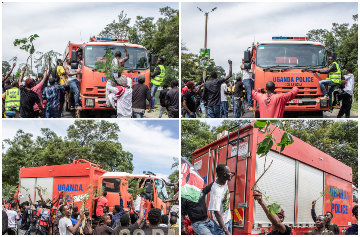 Uganda refutes claims it deployed a fire truck to help protestors during anti-Finance Bill demos in Kenya
