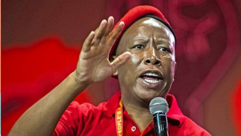 South African Politician Julius Malema Joins Kenyans In Rejecting Finance Bill