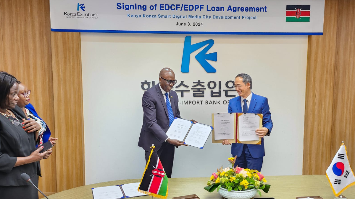 Kenya Secures $238 million financing from Korea Exim Bank for Konza Technopolis Project