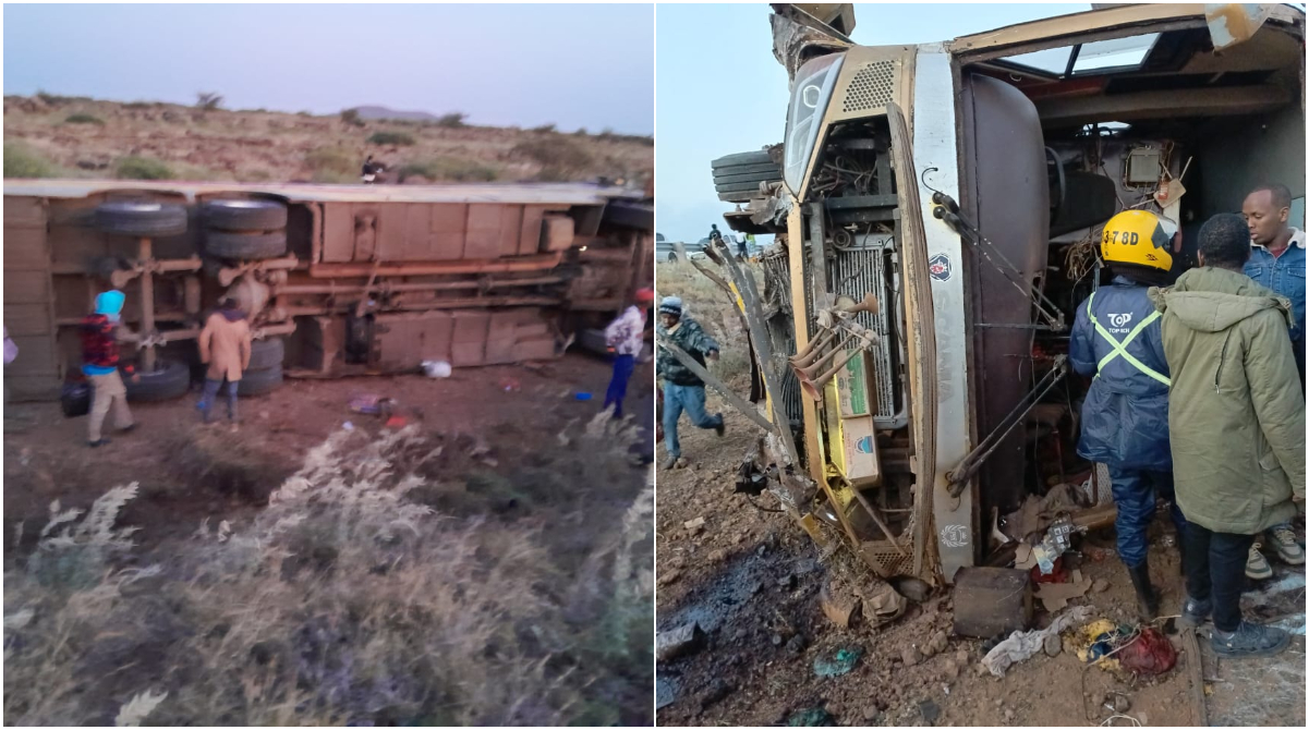 Four dead, 41 injured as PSV bus crashes in Marsabit