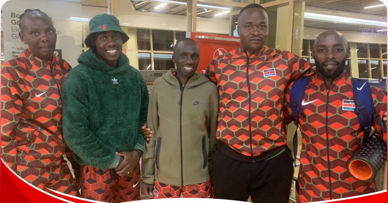 Kenya’s representatives at the African Senior Games depart for Cameroon