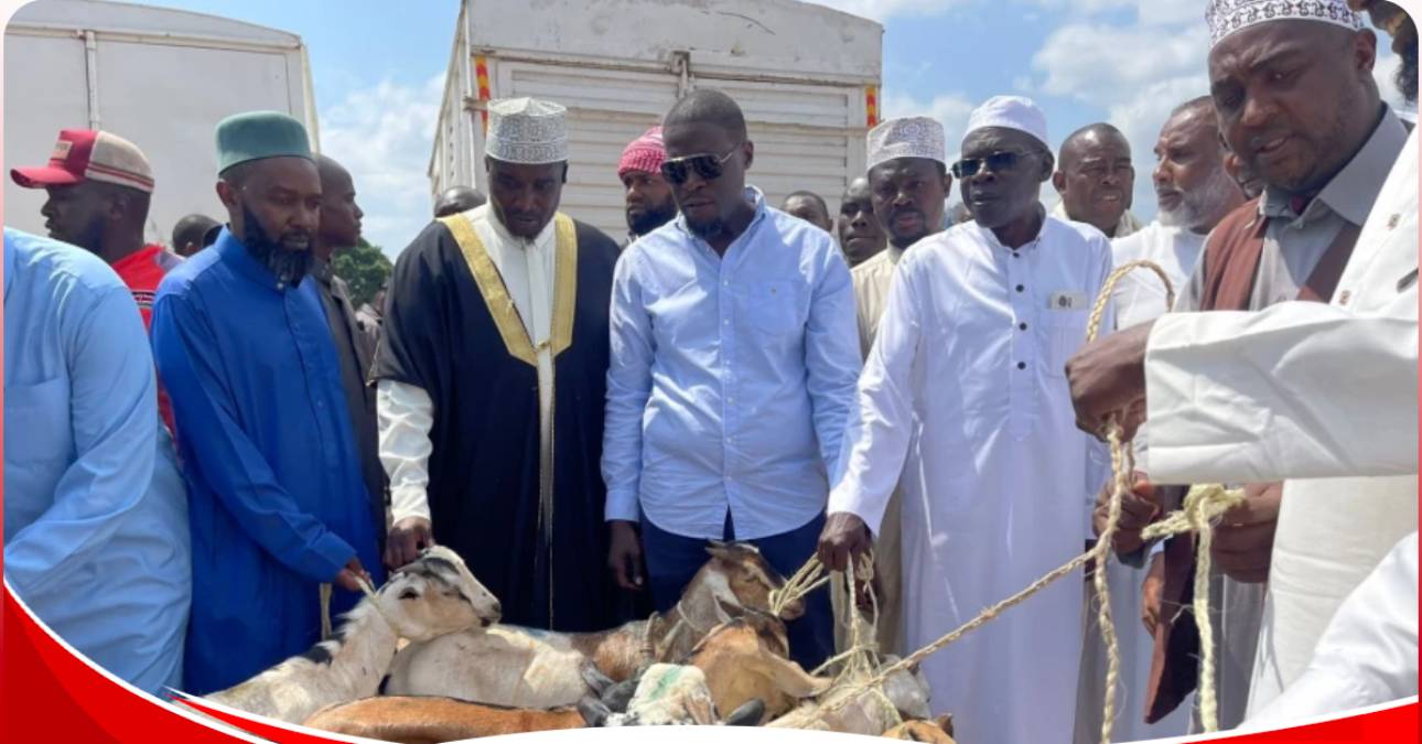Governor Sakaja gifts 500 goats to Muslim community for Eid celebration