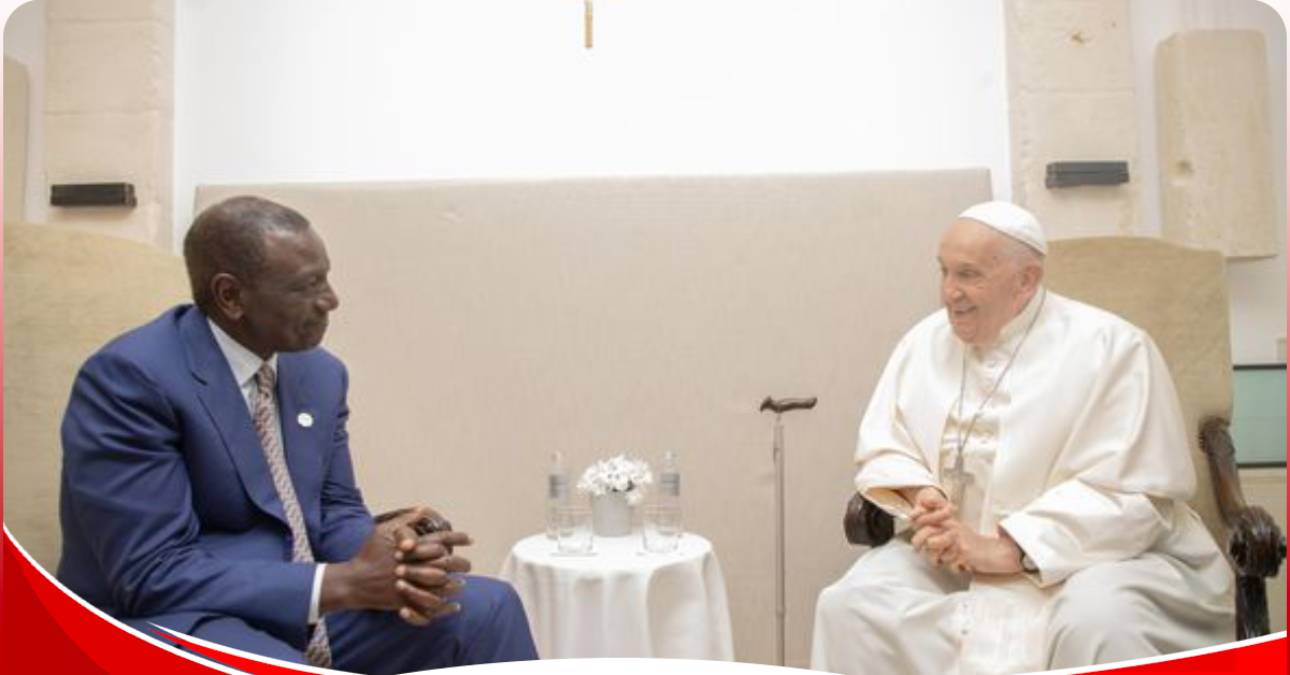 Italy: President Ruto meets Pope Francis during G7 Summit
