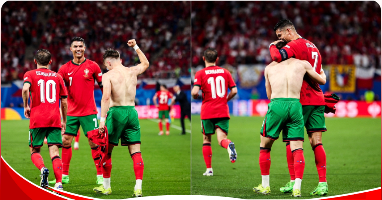 Euro 2024:”Father Figure” Ronaldo applauds youngsters as Portugal secures victory