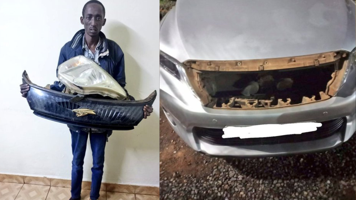 Police arrest suspect involved in stealing motor vehicle parts from parked cars