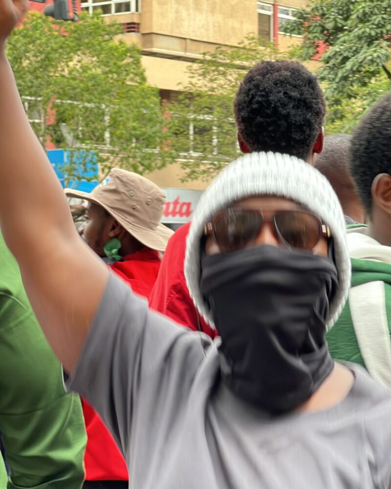 Kate Actress participated in the anti-finance bill protests. "The battle is still on ! Don't Give up ! How did your MP vote????, she posed." Photo: Kate Actress/Instagram