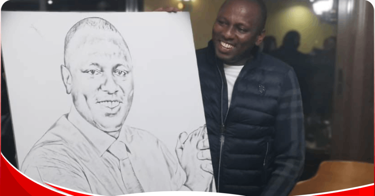 Kimani Ichung’wah honoured with portrait by former classmates