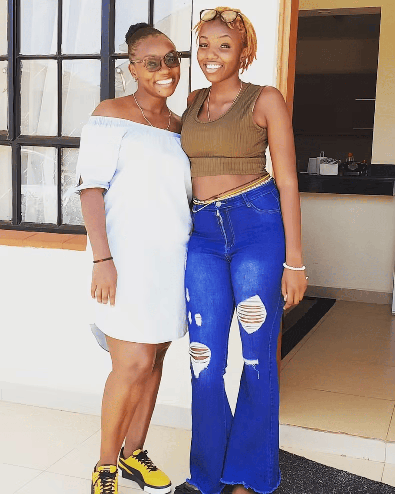 Nyaboke Moraa is mourning the death of her elder daughter Marrie Achieng. Photo:Instagram