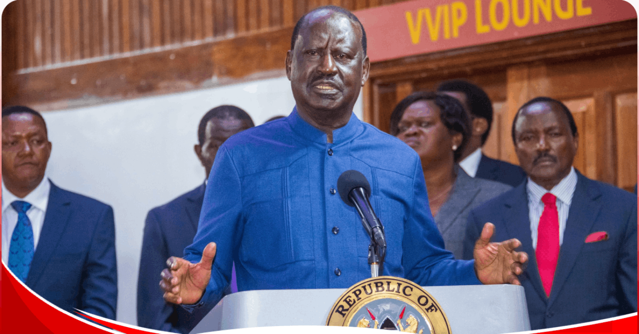 Raila Odinga stands firm: “Justice must come before talks”