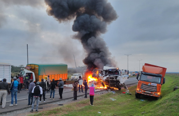 Two dead, 3 seriously injured as trucks collide on Southern Bypass