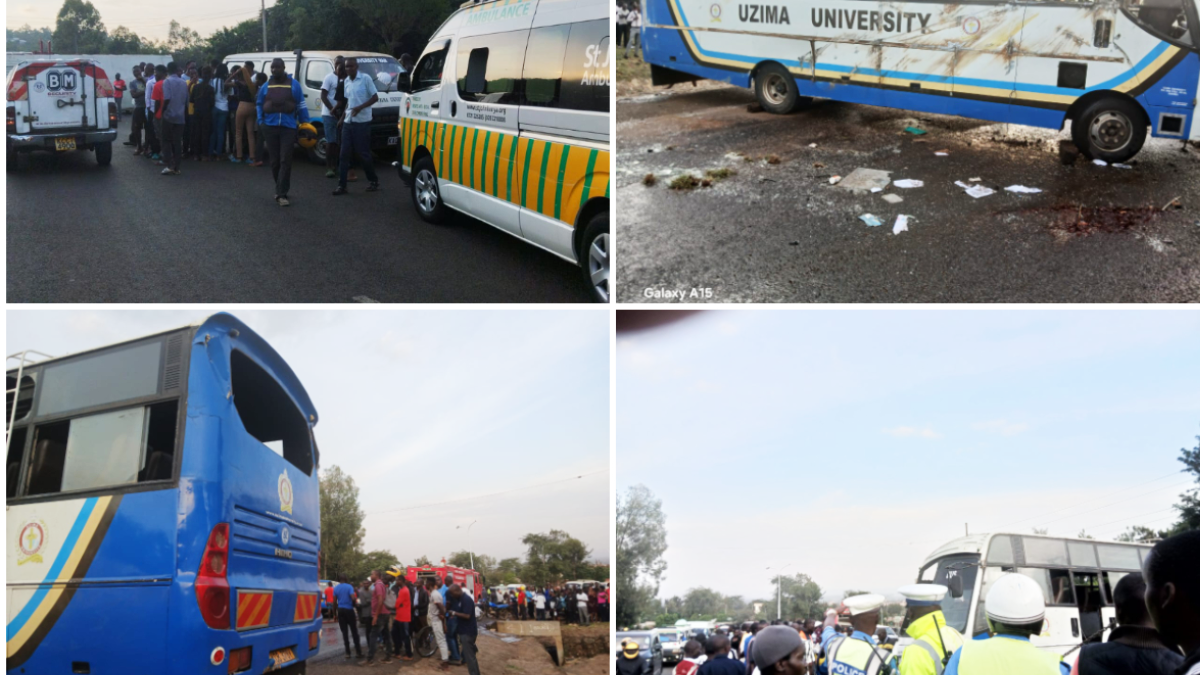 One killed, 46 injured as Uzima University bus crashes in Kisumu