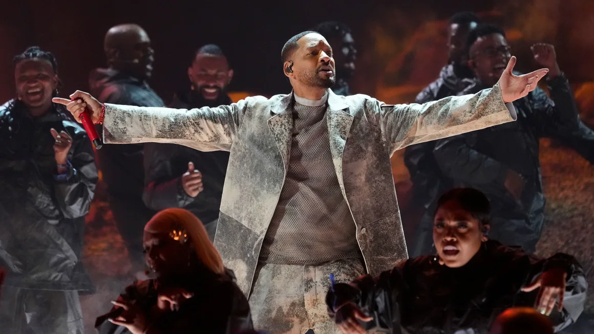 Will Smith debuts new song in fiery performance at BET Awards