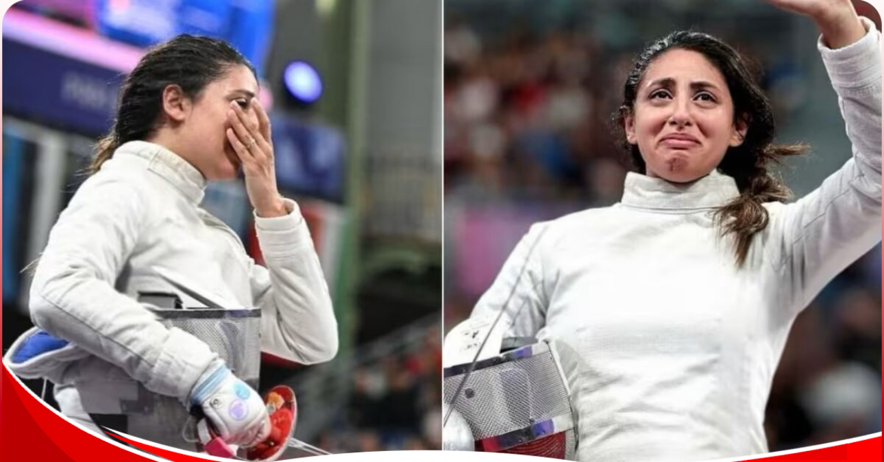 Fencer Nada Hafez reveals she is 7 Months pregnant while competing in the Olympics