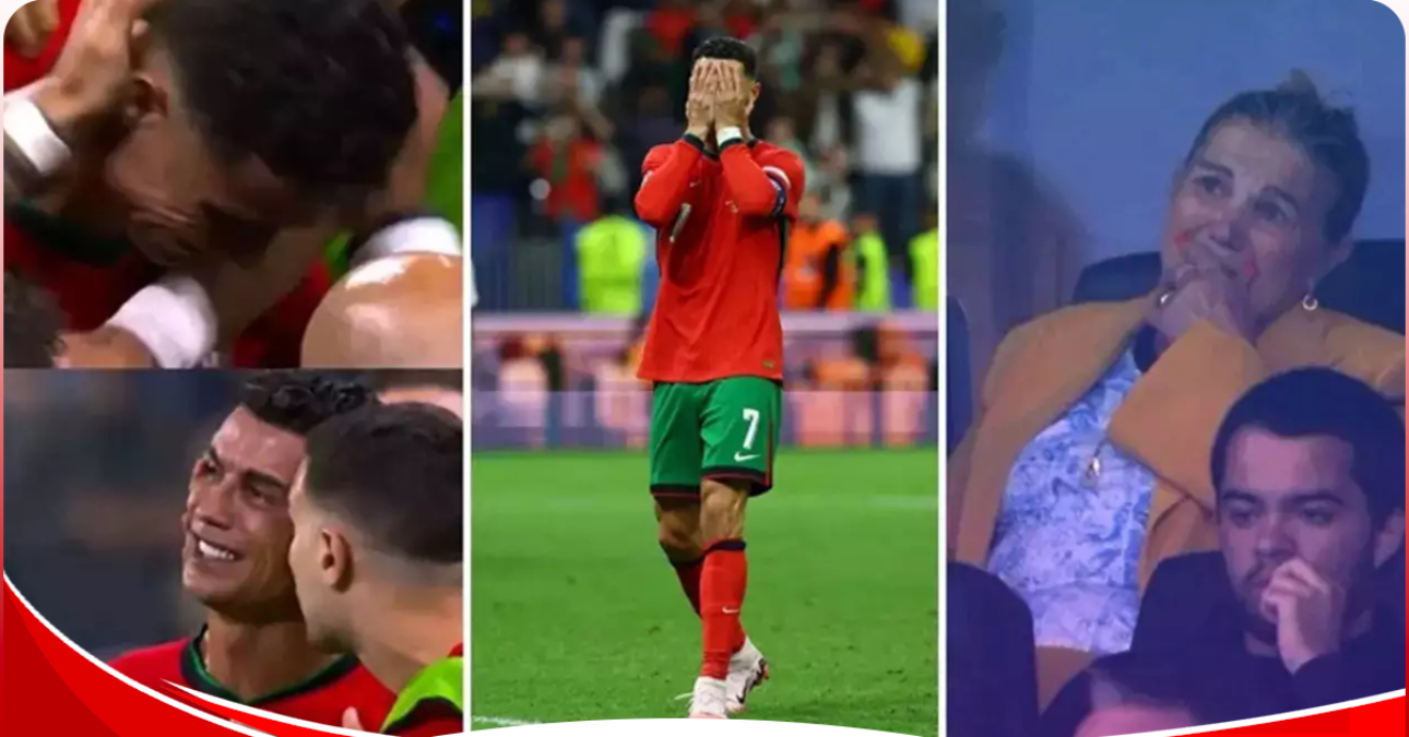 Euro 2024:Ronaldo’s mother heart broken after seeing her son in tears