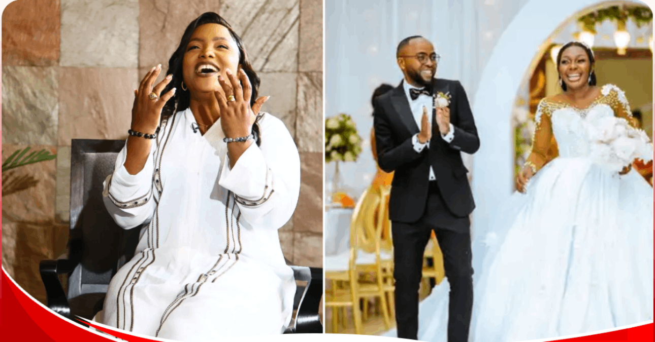 Christina Shusho emotional as firstborn daughter gets married