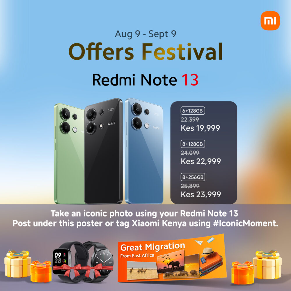 Xiaomi Kenya announces the Redmi Note 13 Series offers festival 2024