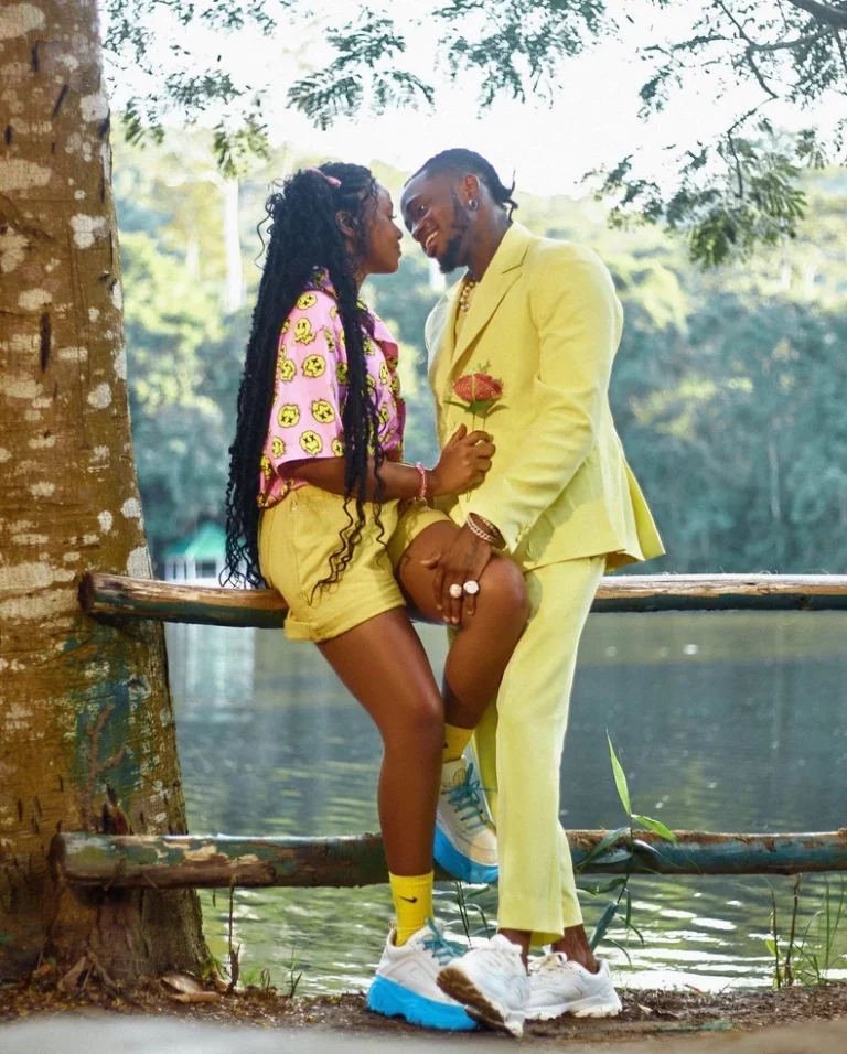 Zuhura Osman Soud and Diamond Platnumz when they were deeply in love. Photo: Instagram