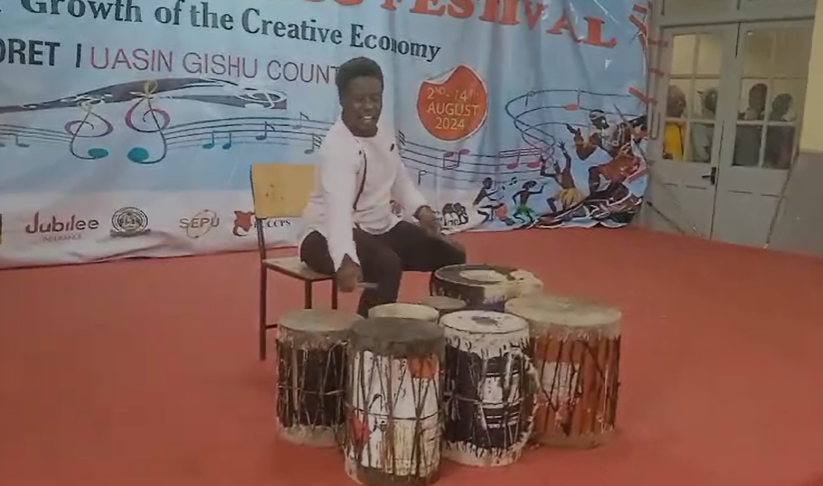 Isaac Githuka: MKU student shines in ongoing music festival at Moi Girls Eldoret