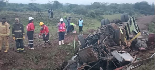 Death toll in Migaa bus accident along Eldoret-Nakuru highway rises to 13